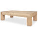 Evander 60 X 32 inch Natural Coffee Table, Rectangle